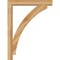 Ekena Millwork Thorton Block Rough Sawn Bracket w/ Offset Brace, Western Red Cedar, 6"W x 36"D x 48"H BKT0604X36X48THR05RWR - alternate 4